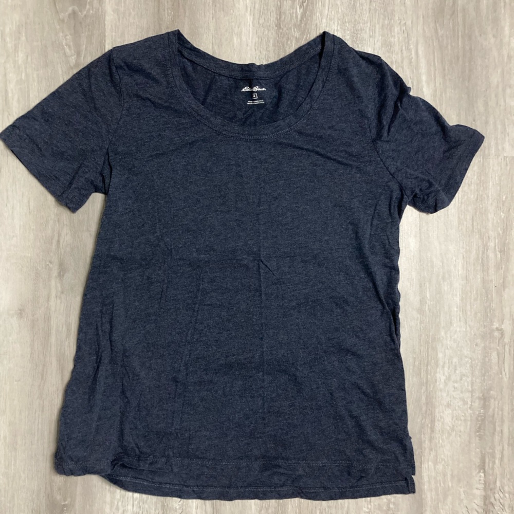 Eddie Bauer 2 Shirt Lightweight Grey and Blue Bundle Medium - Picture 12 of 13